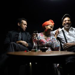 1. Ln@M actor l to R Nick Gillie, Raquel Rosser, James T. Lawson III copy